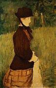 Edouard Manet Woman walking in the Garden china oil painting artist